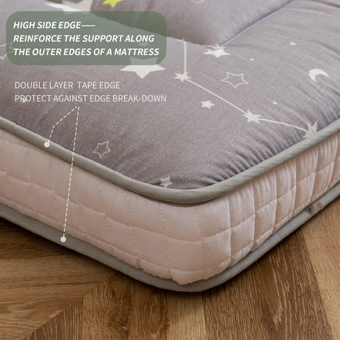 MAXYOYO Grey Constellation Folding Futon Mattress