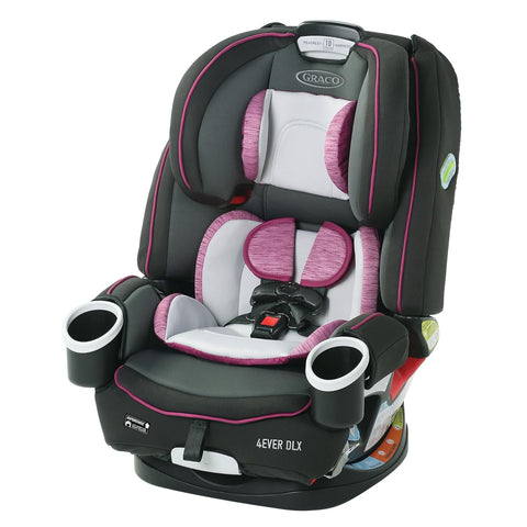 GRACO Versatile Pink 4Ever DLX 4-in-1 Car Seat for All Ages