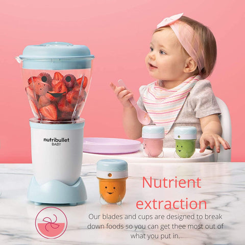 NUTRIBULLET Baby Food Prep System - Complete Nutrition Solution