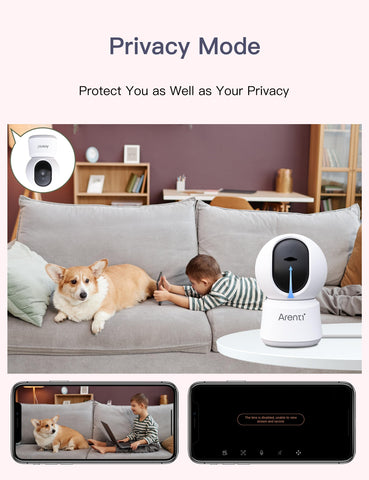 ARENTI 4PC 5G WiFi Security Camera Indoor with App