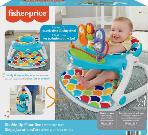 FISHER-PRICE Portable Baby Chair - Deluxe Sit-Me-Up Seat with Toys