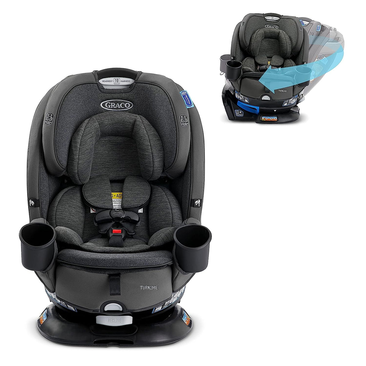 GRACO Versatile Safe Comfortable Turn2Me Rotating Car Seat