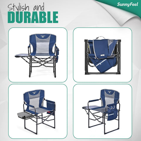 SUNNYFEEL 2 Set Camping Directors Chair