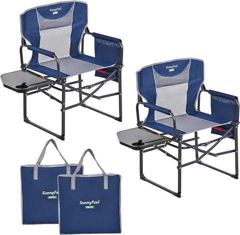 SUNNYFEEL 2 Set Camping Directors Chair