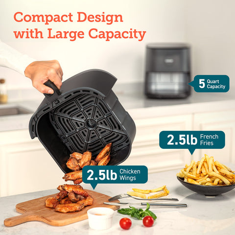 COSORI Pro LE 5-Qt Compact Airfryer, UP to 450℉