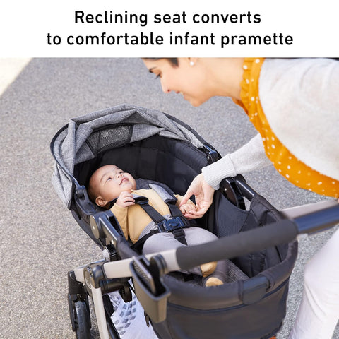 GRACO Versatile Stylish 3-in-1 Redmond Modes Pramette Stroller