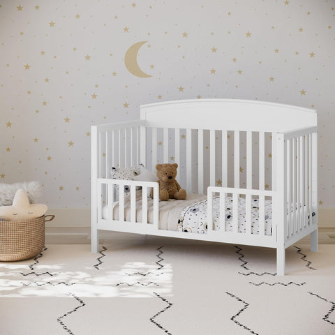 GRACO Elegant Versatile Benton 5-in-1 Convertible Crib White