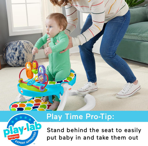 FISHER-PRICE Portable Baby Chair - Deluxe Sit-Me-Up Seat with Toys