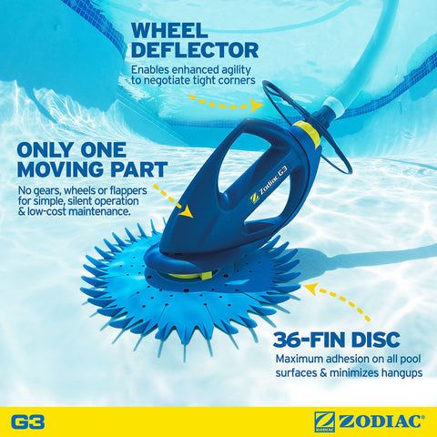 Zodiac Automatic Suction-Side Pool Cleaner Vacuum