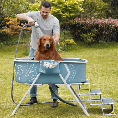 Furesh Steper Big Dog Bath Tub with Stairs