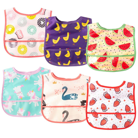 2OOYA Baby Feeding Bibs Set - Waterproof Toddler Bibs