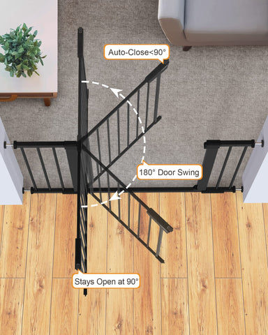 Cumbor 29.7" - 51.5" Baby Gate Extra Wide