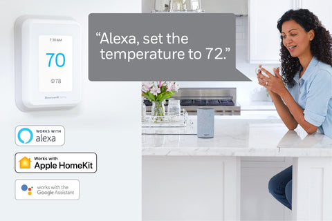 Honeywell Home WiFi Smart Thermostat with 1 Smart Room Sensor