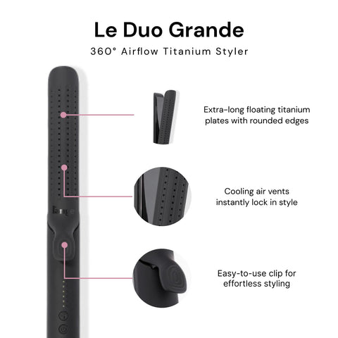 L'ANGE HAIR Le Duo Grande 360° Airflow Styler