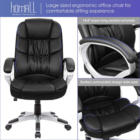 Homall Adjustable Office Chair High Back Computer Desk Chair