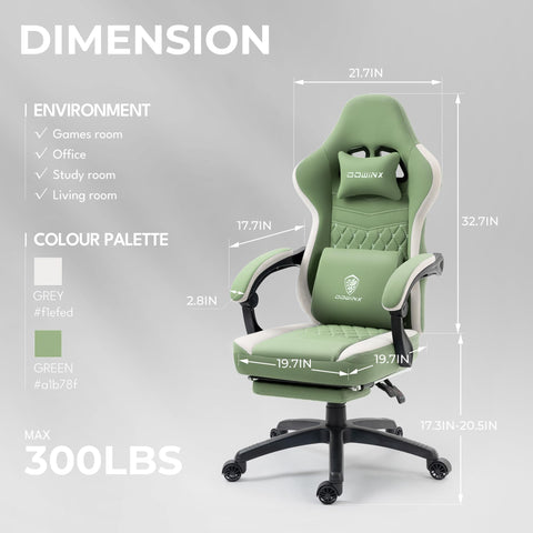 Dowinx Gaming Chair Breathable Fabric Computer Chair