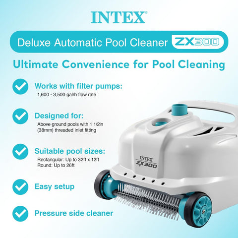 INTEX Deluxe Pressure-Side Automatic Pool Cleaner