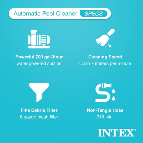 INTEX Deluxe Pressure-Side Automatic Pool Cleaner