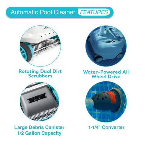 INTEX Deluxe Pressure-Side Automatic Pool Cleaner