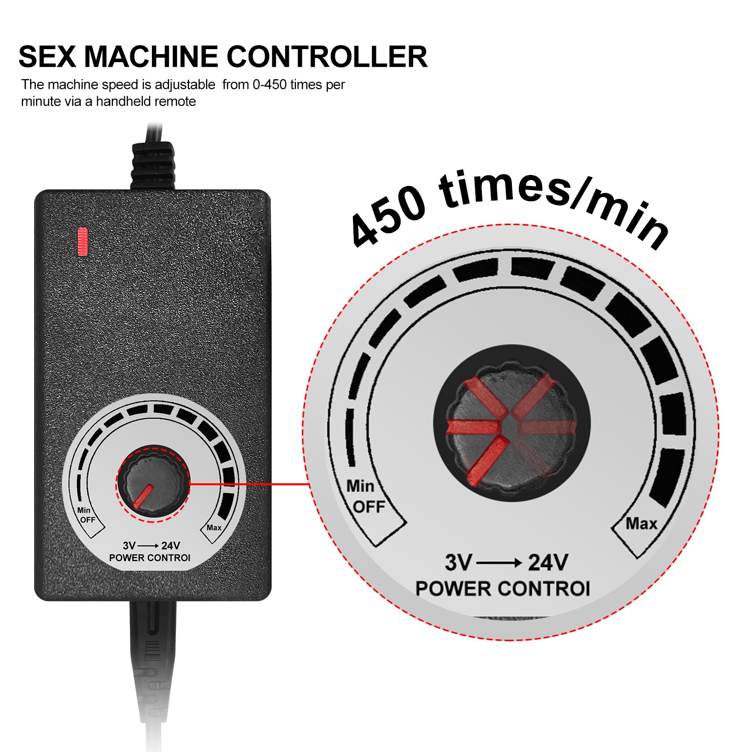 automatic sex machine wired control