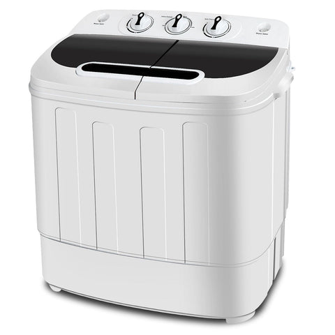 13lbs Capacity Compact Mini Twin Tub Washing Machine