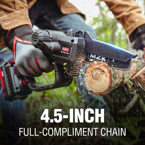 MZK 2-in-1 Cordless Pole Saw & Mini Chainsaw