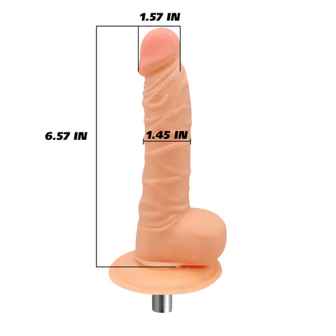 6.57 inch dildo attachment for sex machines
