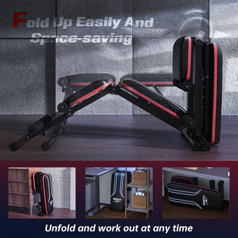 FLYBIRD Adjustable Weight Bench Workout Bench for Home Gym